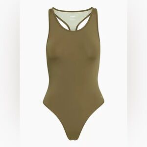 New Aritzia TNA Darien Sculpt Bodysuit Medium Green